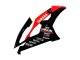Carenagens Moto Yamaha YZF 600 R6 2008-2016 - Vermelho Preto Brilhante DENSO Yamalube 21