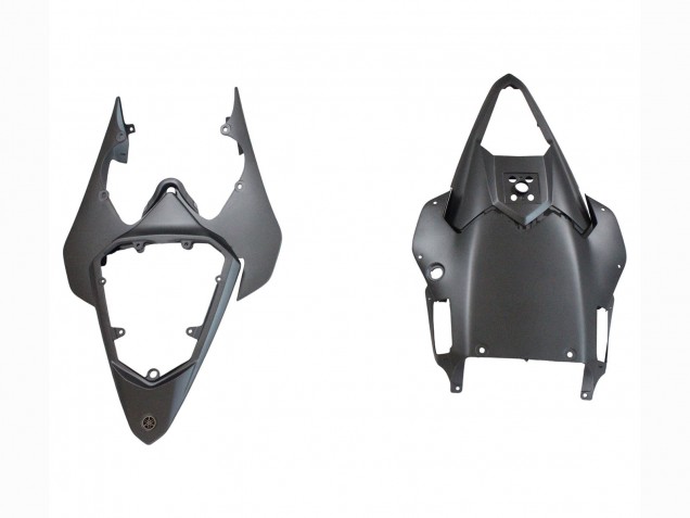 Carenagens Moto Yamaha YZF 600 R6 2008-2016 - Cinzento Preto Fosco Ouro Decalques