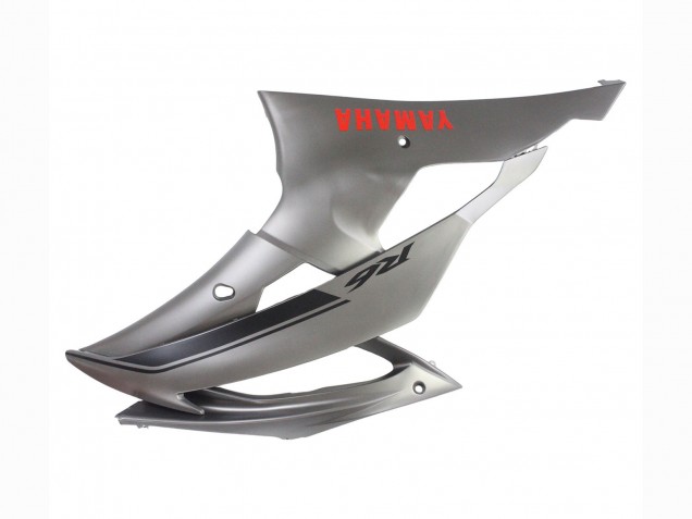 Carenagens Moto Yamaha YZF 600 R6 2008-2016 - Cinzento Fosco Vermelho Decalques