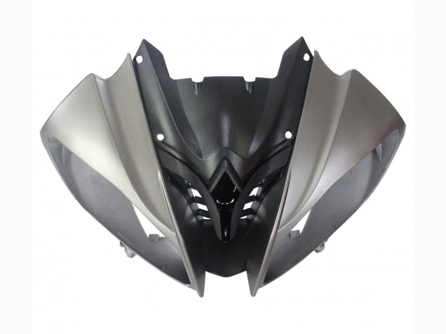 Carenagens Moto Yamaha YZF 600 R6 2008-2016 - Cinzento Fosco Vermelho Decalques