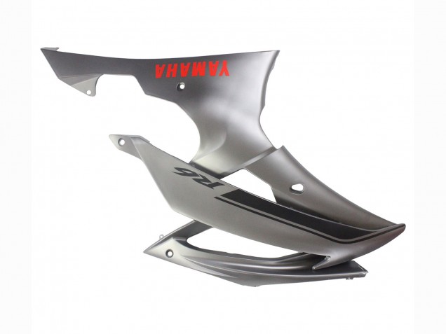 Carenagens Moto Yamaha YZF 600 R6 2008-2016 - Cinzento Fosco Vermelho Decalques