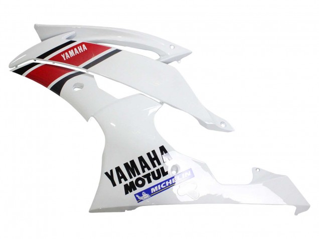 Carenagens Moto Yamaha YZF 600 R6 2008-2016 - Branco Vermelho Preto Motul Michelin