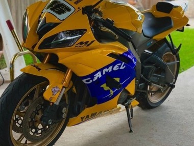 Carenagens Moto Yamaha YZF 600 R6 2008-2016 - Amarelo Azul Camelo Motul Michelin