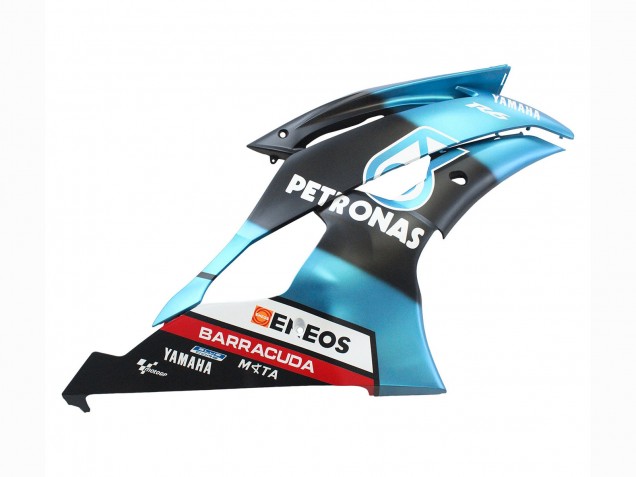 Carenagens Moto Yamaha YZF 600 R6 2008-2016 - Azul Claro Preto Fosco Petronas ENEOS