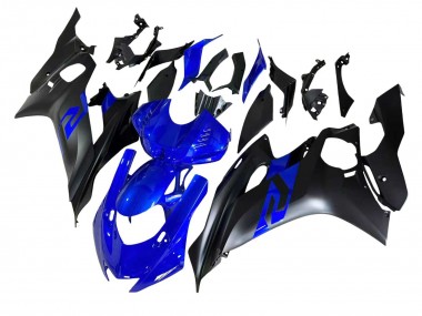 Carenagens Moto Yamaha YZF 600 R6 2017-2023 - Azul Preto Fosco