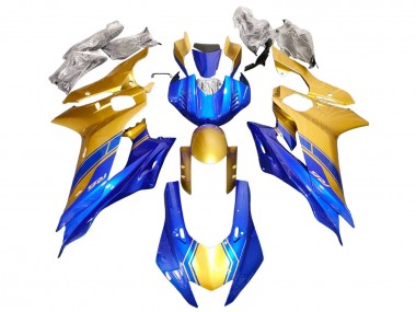Carenagens Moto Yamaha YZF 600 R6 2017-2023 - Ouro Azul
