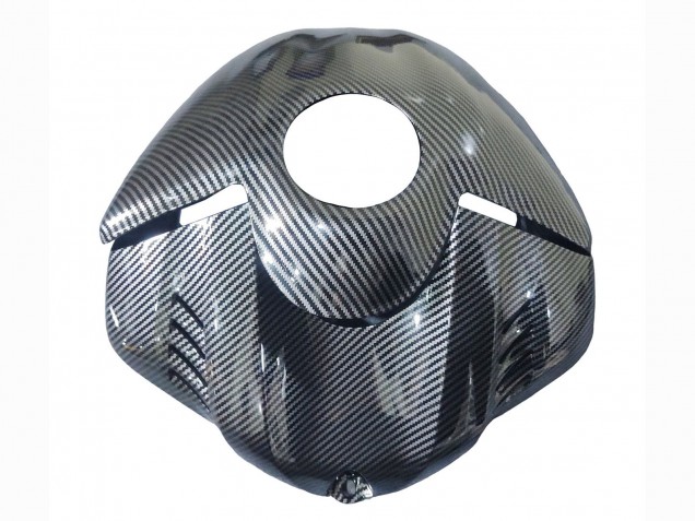 Carenagens Moto Yamaha YZF 600 R6 2017-2023 - Ouro Preto Fibra de Carbono