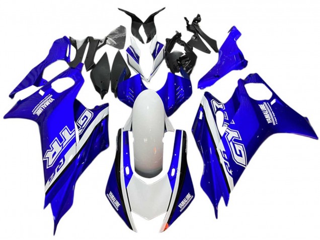 Carenagens Moto Yamaha YZF 600 R6 2017-2023 - Branco Azul GYTR