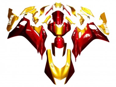 Carenagens Moto Yamaha YZF 600 R6 2017-2023 - Ouro Vermelho