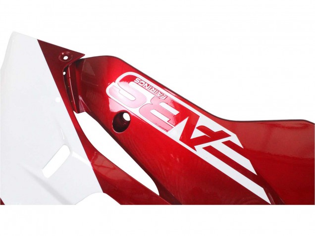 Carenagens Moto Yamaha YZF 600 R6 2017-2023 - Branco Vermelho Preto