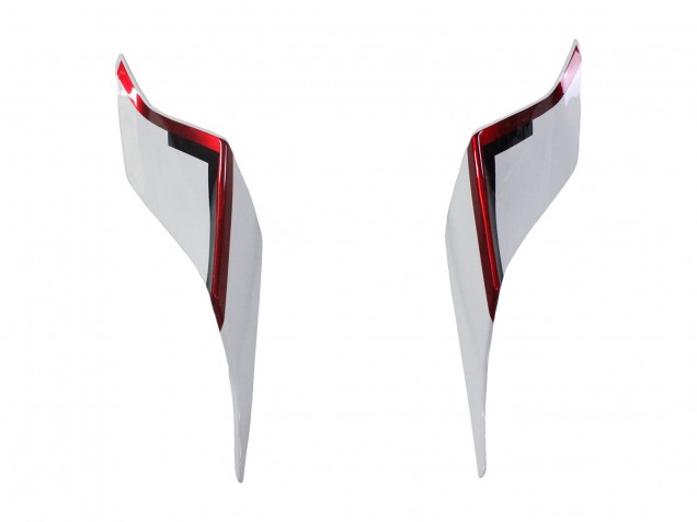 Carenagens Moto Yamaha YZF 600 R6 2017-2023 - Branco Vermelho Preto