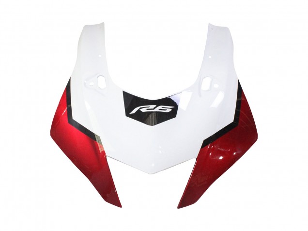 Carenagens Moto Yamaha YZF 600 R6 2017-2023 - Branco Vermelho Preto