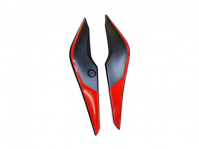 Carenagens Moto Honda CBR250RR 2011-2015 - Preto Fosco Vermelho Listra