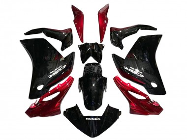Carenagens Moto Honda CBR250RR 2011-2015 - Preto Brilhante Vermelho