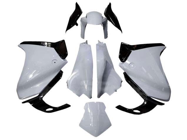 Carenagens Moto Honda VFR 1200 2010-2014 - Branco Preto Brilhante