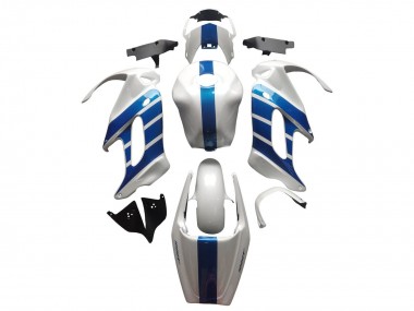 Carenagens Moto Honda VTR1000F 1997-2005 - Branco Azul