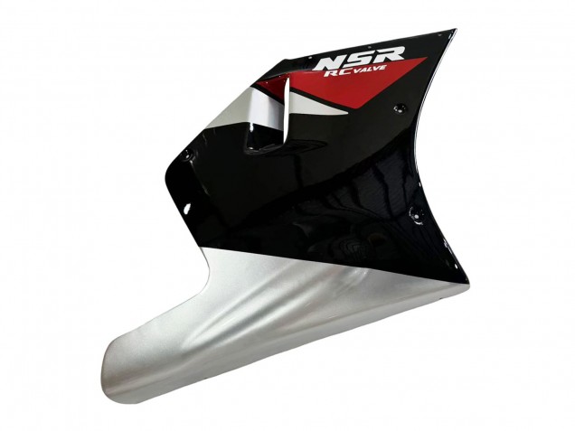 Carenagens Moto Honda NSR250R 1988-1989 - Prata Vermelho Preto Brilhante