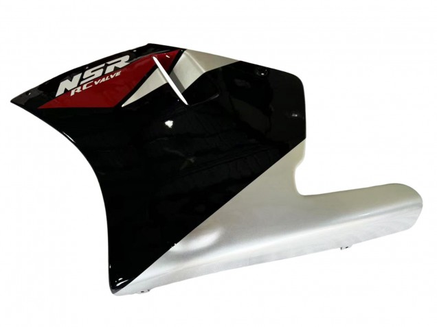 Carenagens Moto Honda NSR250R 1988-1989 - Prata Vermelho Preto Brilhante
