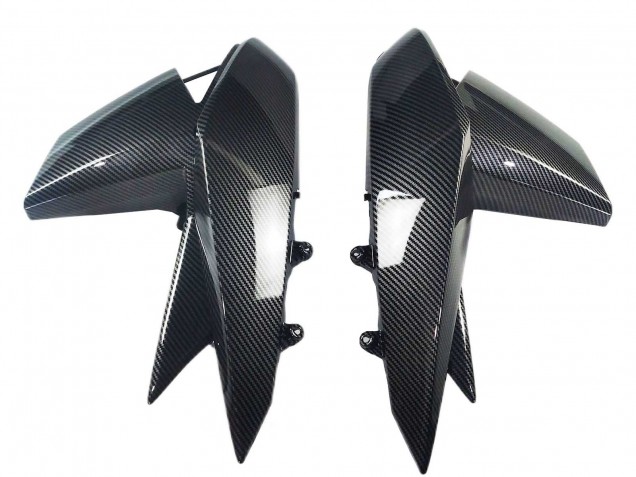 Carenagens Moto Kawasaki Z1000 2010-2013 - Preto Fibra de Carbono