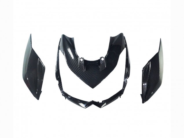 Carenagens Moto Kawasaki Z1000 2010-2013 - Preto Fibra de Carbono