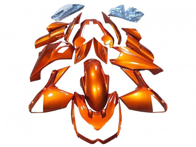 Carenagens Moto Kawasaki Z1000 2010-2013 - Burnt Laranja