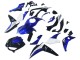 Carenagens Moto Kawasaki Z1000 2014-2019 - Branco Azul Preto