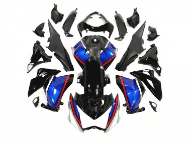 Carenagens Moto Kawasaki Z1000 2014-2019 - Preto Brilhante Preto Fosco Azul Vermelho Branco