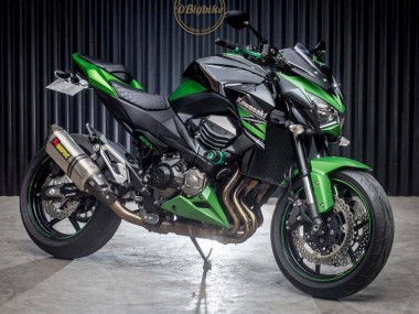 Carenagens Moto Kawasaki Z800 2013-2018 - Verde Preto Brilhante