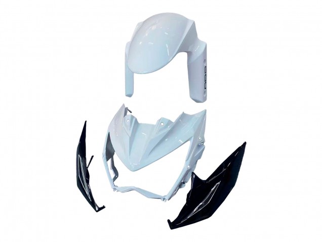 Carenagens Moto Kawasaki Z800 2013-2018 - Branco Preto Brilhante Verde