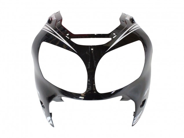 Carenagens Moto Kawasaki ZX12R 2000-2001 - Preto Brilhante Branco Elf Neve