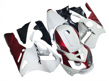 Carenagens Moto Kawasaki ZX12R 2002-2006 - Branco Vermelho Preto