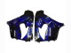 Carenagens Moto Kawasaki ZX9R 2000-2001 - Preto Brilhante Azul Chama Branco