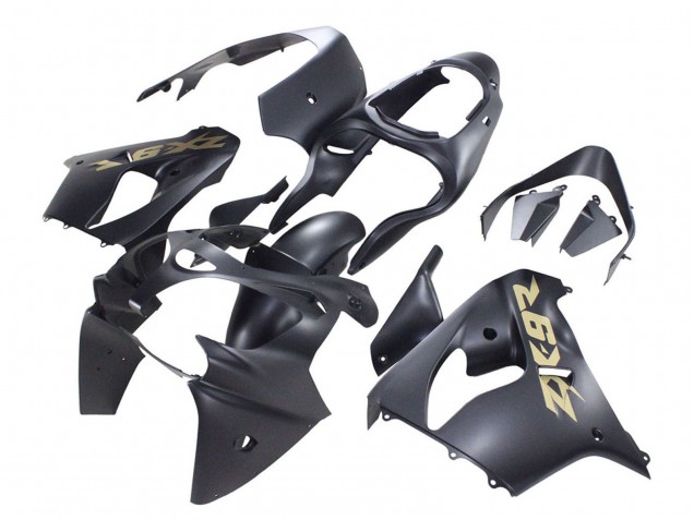 Carenagens Moto Kawasaki ZX9R 2000-2001 - Preto Fosco Ouro