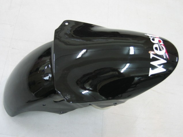 Carenagens Moto Kawasaki ZX9R 2000-2001 - Preto Brilhante Branco West