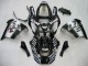 Carenagens Moto Kawasaki ZX9R 2000-2001 - Preto Brilhante Branco West