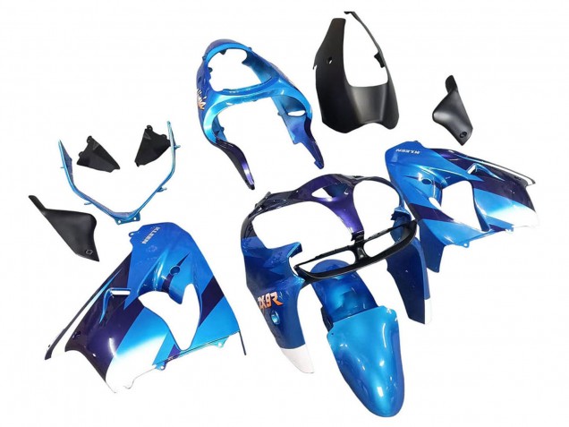 Carenagens Moto Kawasaki ZX9R 2000-2001 - Azul Preto