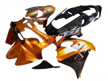 Carenagens Moto Kawasaki ZX9R 2000-2001 - Laranja Preto