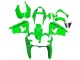 Carenagens Moto Kawasaki ZX9R 2000-2001 - Verde