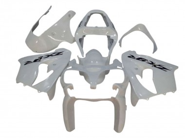 Carenagens Moto Kawasaki ZX9R 2002-2003 - Branco Preto Decal