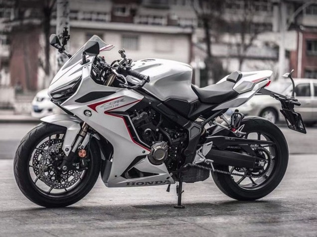 Carenagens Moto Honda CBR650R 2019-2020 - Branco Vermelho Preto