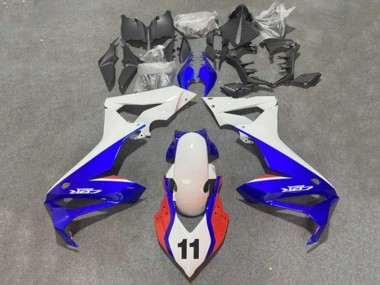 Carenagens Moto Honda CBR650R 2021-2023 - Branco Azul Vermelho 11