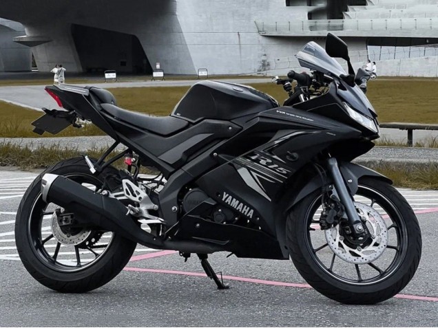 Carenagens Moto Yamaha YZF R15 2018-2024 - Preto Fosco