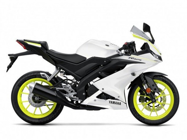 Carenagens Moto Yamaha YZF R125 2019-2024 - Branco Amarelo
