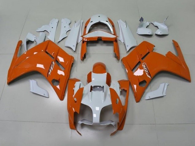 Carenagens Moto Yamaha FJR1300 2007-2012 - Laranja Branco
