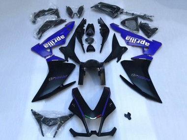 Carenagens Moto Aprilia RSV4 1000 2009-2015 - Preto Fosco Azul