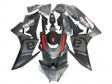 Carenagens Moto Aprilia RSV4 1000 2009-2015 - Preto Fosco Cinzento Vermelho