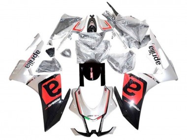 Carenagens Moto Aprilia RSV4 1000 2009-2015 - Prata Preto Vermelho