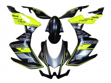 Carenagens Moto Aprilia RSV4 1000 2016-2020 - Preto Fosco Cinzento Amarelo