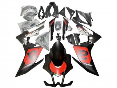 Carenagens Moto Aprilia RSV4 1000 2016-2020 - Preto Fosco Vermelho Branco
