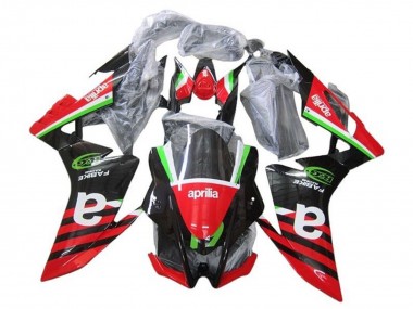 Carenagens Moto Aprilia RSV4 1000 2016-2020 - Vermelho Preto Verde Listra